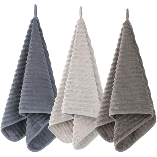 Bedvcaty 3-Piece Microfiber Bath Towel Set, Ultra Soft Quick-Dry, 14x30 In