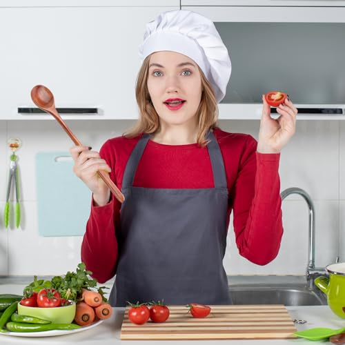 Cobee 10.8 Inch Long Handle Wooden Spoon for Cooking & Stirring