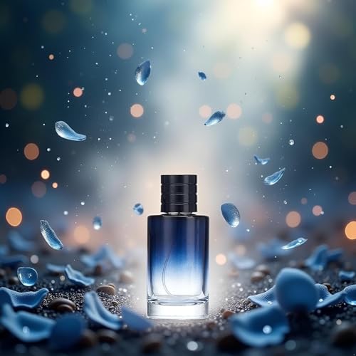 Refillable Glass Perfume Atomizer 30ml Blue Travel Spray Bottle 2 Pcs
