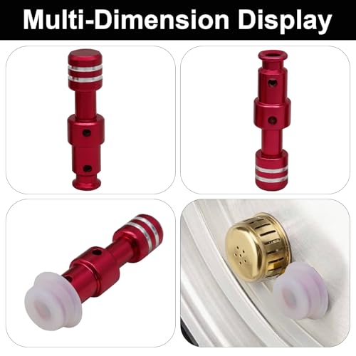 Float Valve Seal Replacement Kit for Pressure Cookers - 2 Valves & 6 Caps