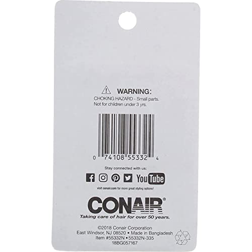 Conair Brown Hair Net 3-Piece Set 55332