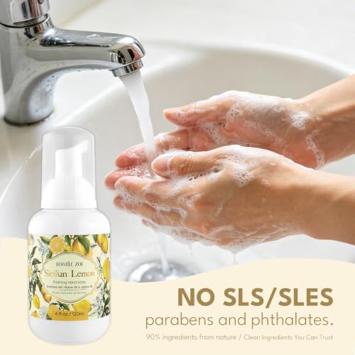 ROMIIE ZOI Foaming Hand Soap Sicilian Lemon 4 oz Travel Size