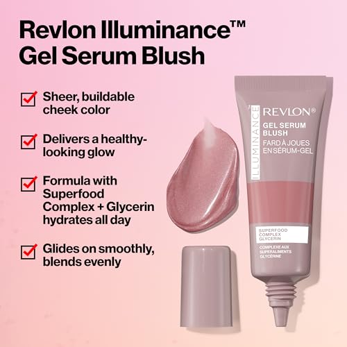 Revlon Illuminance Gel Serum Blush - Brilliant Berry 0.37 fl oz