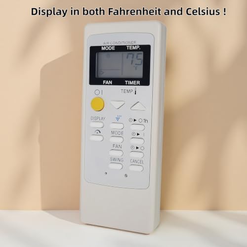 Replacement Remote Control for Sharp Portable Air Conditioners