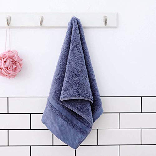 Navy Hand Towels Set of 2 - Ultra Soft 100% Cotton Face Towels