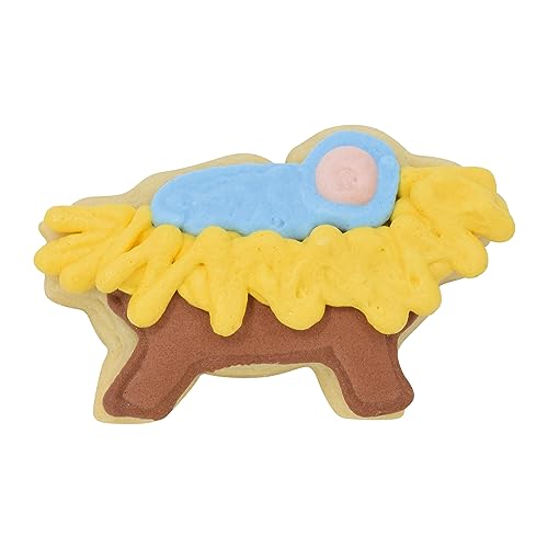 Nativity Scene Cookie Cutter Set - 7-Piece Christmas Baking Tools for Holiday Cookies