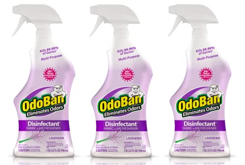 OdoBan Lavender Scent Disinfectant Spray - Set of 3, 32 oz