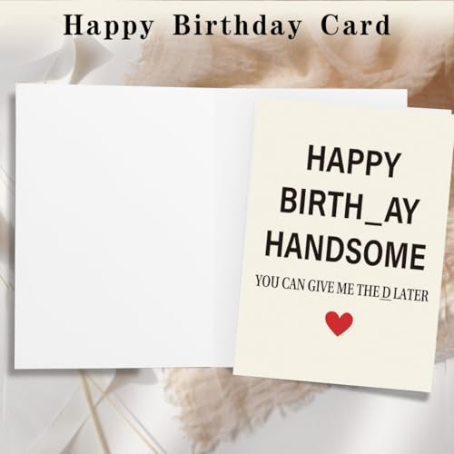 Funny Birthday Card for Men - Unique Gift for Husband & Boyfriend