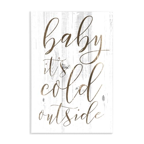 Stupell Industries Baby Its Cold Outside Wall Plaque, 13 x 19