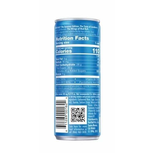 Red Bull Sea Blue Edition Energy Drink - Juneberry, 12-Pack