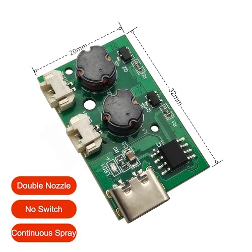 DC5V Humidifier Module with Double Nozzle Atomization - DIY