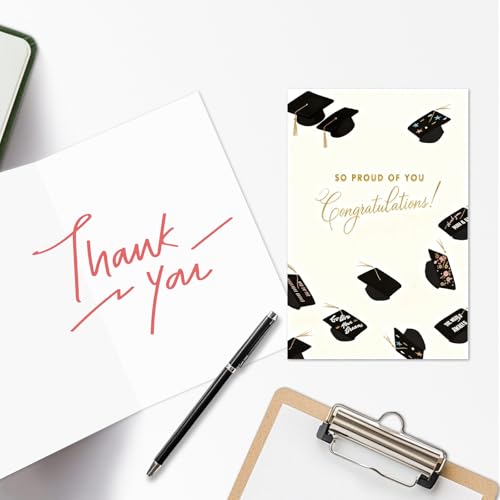 Class of 2026 Graduation Card Set - 3 Unique Cards with Envelopes