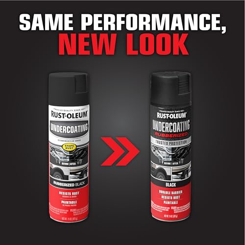 Rust-Oleum Rubberized Black Undercoating Spray Paint - 15 Ounce