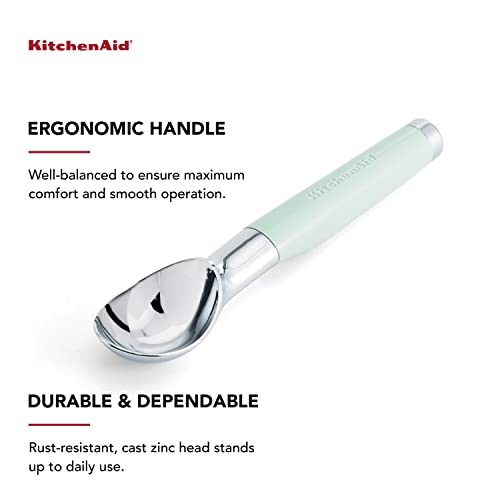 Pistachio KitchenAid Ice Cream Scoop Set of 12 - 8.6 Inch Ergonomic Design