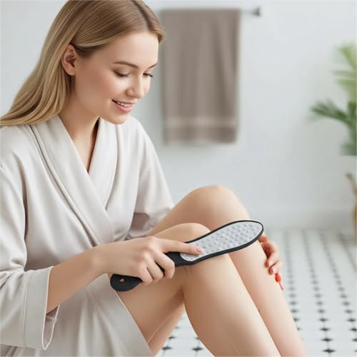 3-in-1 Large Stainless Steel Foot File & Callus Remover for Cracked Heels