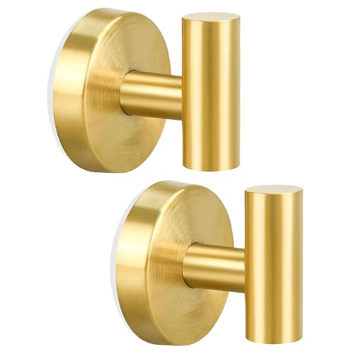 Wexecon 2-Pack Stainless Steel Suction Cup Hooks - No Drill, Removable & Reusable for Bathroom & Kitchen