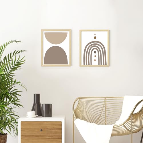 11x14 Natural Solid Wood Picture Frame for Wall Mounting - 1 Pack