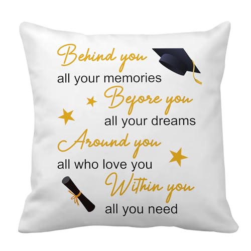 2026 Graduation Gift Pillow Cover for Women | 18x18 Inch