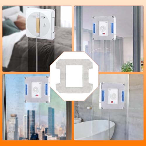 8-Pack Microfiber Replacement Pads for Ecovacs Winbot W1 W1 Pro Robot