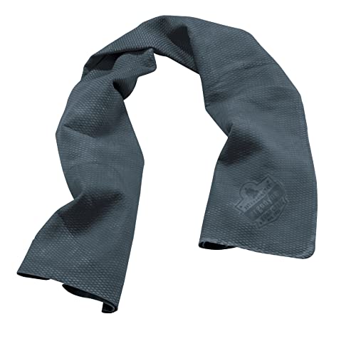 Ergodyne Chill Its 6602 Gray Cooling Towel - Long Lasting Relief