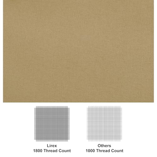 Twin Size Khaki Flat Sheet - Ultra Soft 1800 Microfiber Bedding