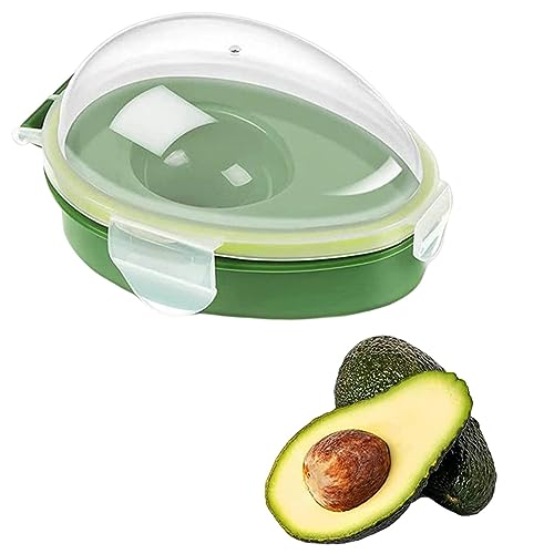 Avocado Saver Storage Container with Snap-On Lid for Freshness