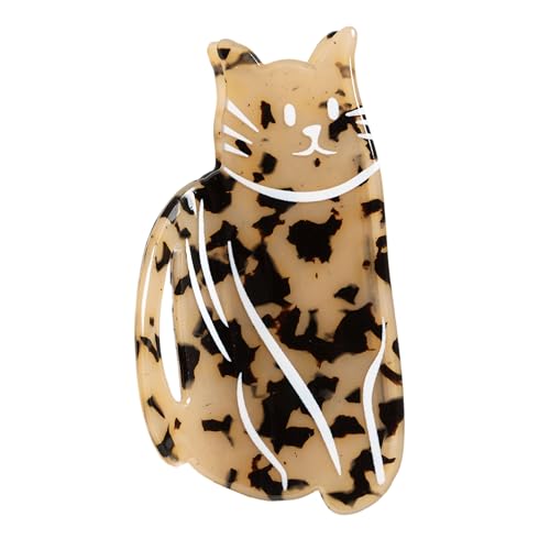Pearhead Cat Hair Claw Clip - Tortoise Shell Cat Barrette