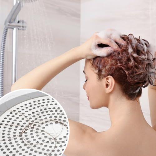 Universal Shower Hair Drain Catcher - 5.7 Inch Stainless Steel Strainer