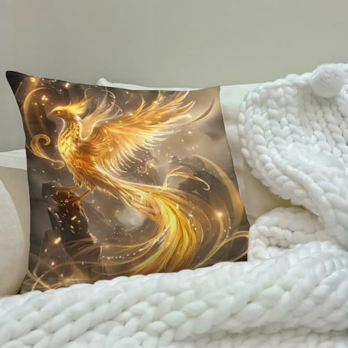 Velvet Throw Pillow Cover 18x18in - Colorful Bohemian Design