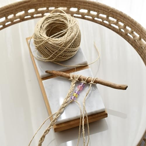100% Natural Hemp Cord 400FT - Twine for Jewelry & Crafts