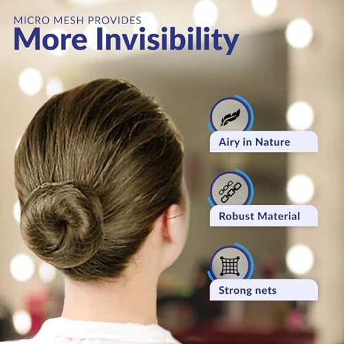 Light Brown Hair Nets – 100 Pcs 24" Stretchable for Women & Men