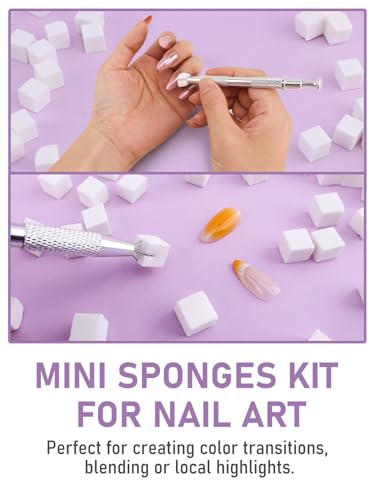 YOOVR Nail Sponge and Palette Kit for Ombre and Gradient Art