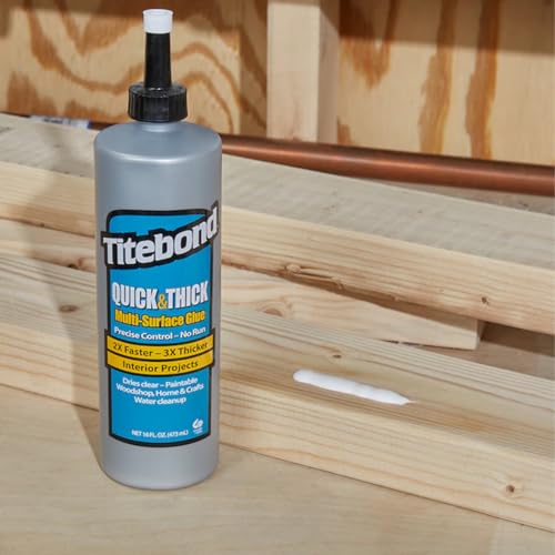 Titebond Molding & Trim Wood Glue, 16-Ounce Bottles (Pack of 2)