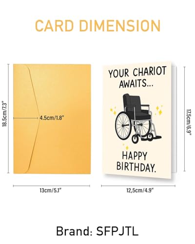 Funny Birthday Card for Husband - Unique 5x7 Gift Idea