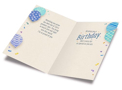 Grandson Birthday Card - Made in America, Eco-Friendly, 5x7.75in