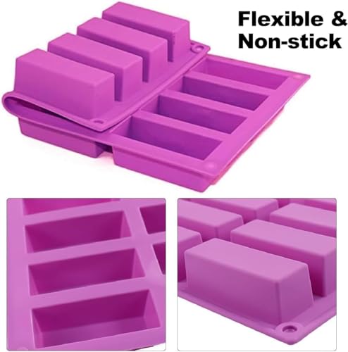 Silicone Granola Bar Molds - 12 Cavity for Energy & Protein Bars