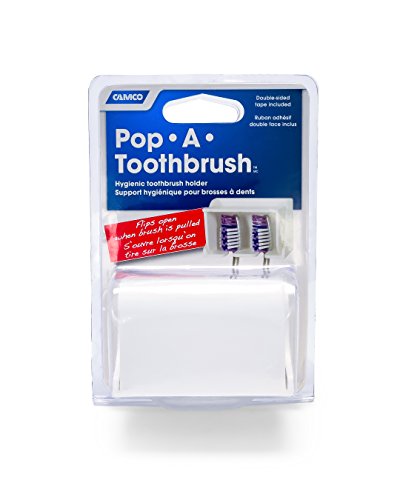 Camco Pop-A-Toothbrush Holder with Protective Cover & Vent Design