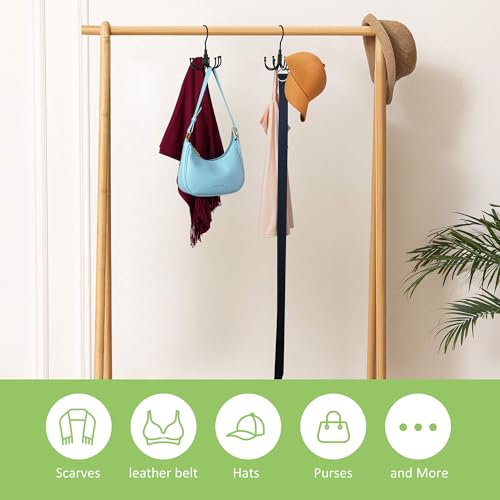 OMHOMETY Black Tank Top & Bra Hanger - 24 Capacity Organizer