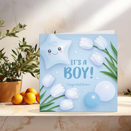 Congratulations New Baby Card - Eco-Friendly Baby Shower Card