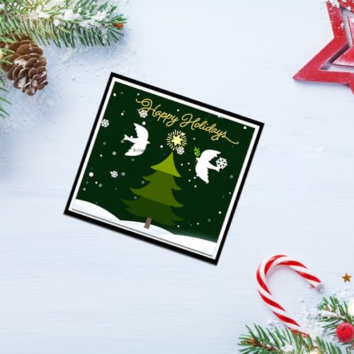 Hying Christmas Clear Stamps Set for Card Making & Crafts