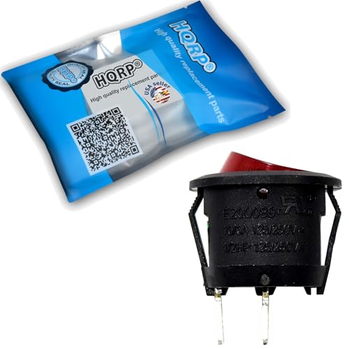 HQRP On-Off Power Switch for Hoover WindTunnel 2 Upright Vacuums