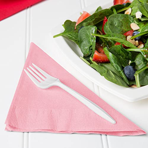 Creative Converting Classic Pink Lunch Napkins, 20 Count