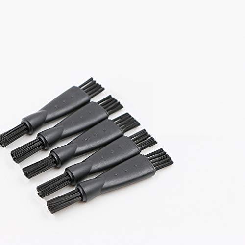 Lasenersm 5-Piece Double-Ended Electric Shaver Cleaning Brushes - Black