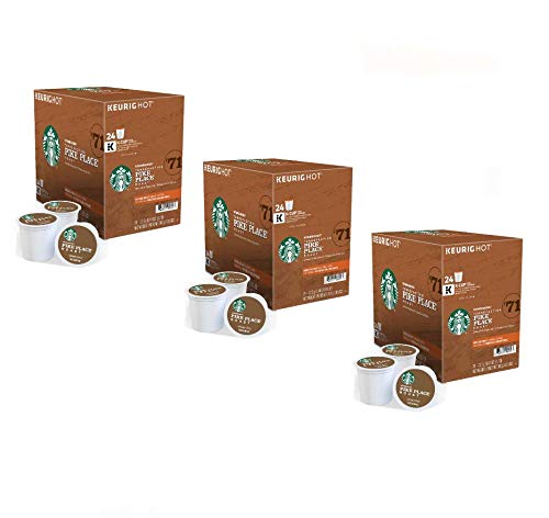 Starbucks Pike Place Roast K-Cup Pods - Rich Flavorful Coffee | 24 Count