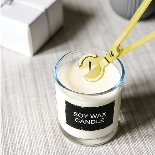 Gold Stainless Steel Candle Wick Trimmer by CHEFBEE