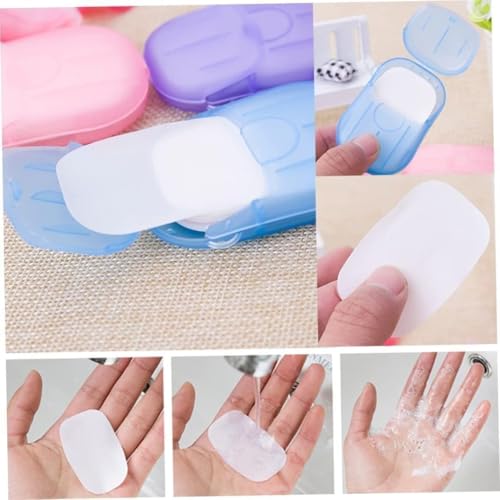 5 Boxes Hand Cleaner Fragrance Mini Color Soap Paper-100 Sheets Colorful Disposable Soap Paper for school Indoor,Outdoor,Travel,Camping Hiking£¬Foot and Hand Care, Outdoor Recreation,Personal Care