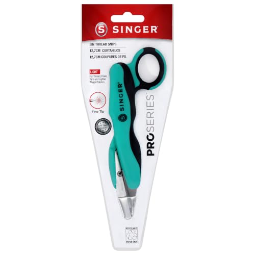 SINGER ProSeries™ 5" Thread Snips – Comfort Grip, Precision Cutter (Variation 1)