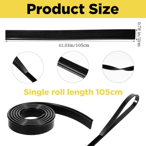 41-Inch Replacement Rubber Squeegee Blade - Professional Window & Shower Cleaner