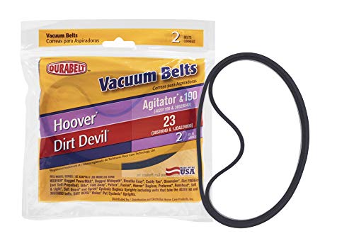 Hoover Durabelt Type 190 Vacuum Cleaner Replacement Belts, 2-Pack