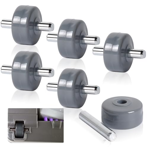 KeeTidy Replacement Wheels for Shark Vacuum Cleaner - Compatible with NV341, NV350, NV500 Models (3 Pairs)